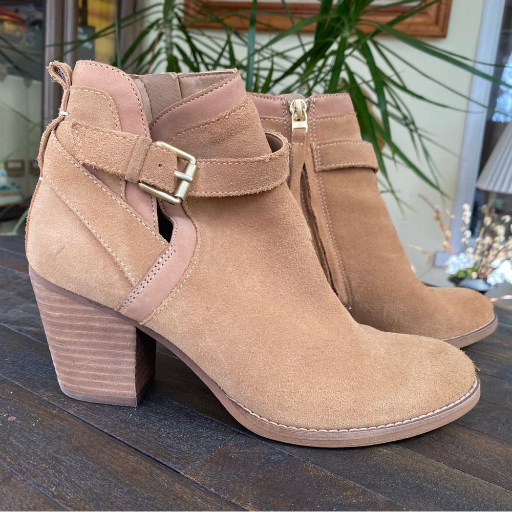 Sam Edelman Tan Suede Bootie (Maurine)